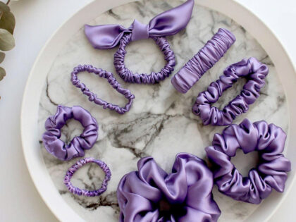 Set Cột Tóc Lụa Purple Dream