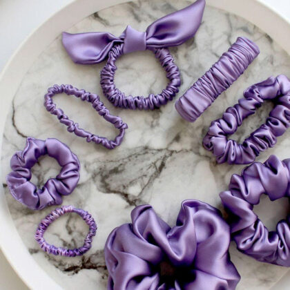 Set Cột Tóc Lụa Purple Dream