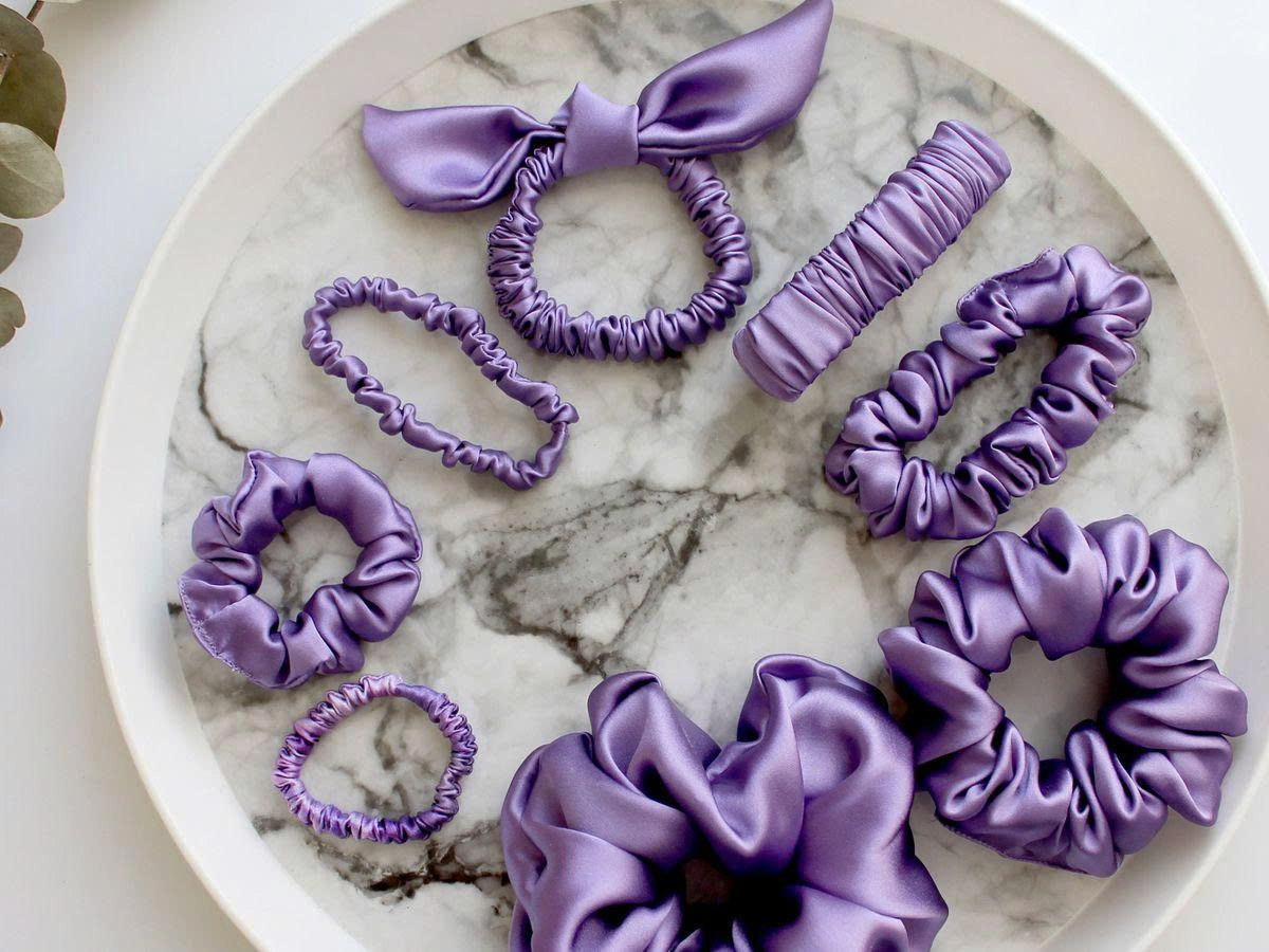 Set Cột Tóc Lụa Purple Dream